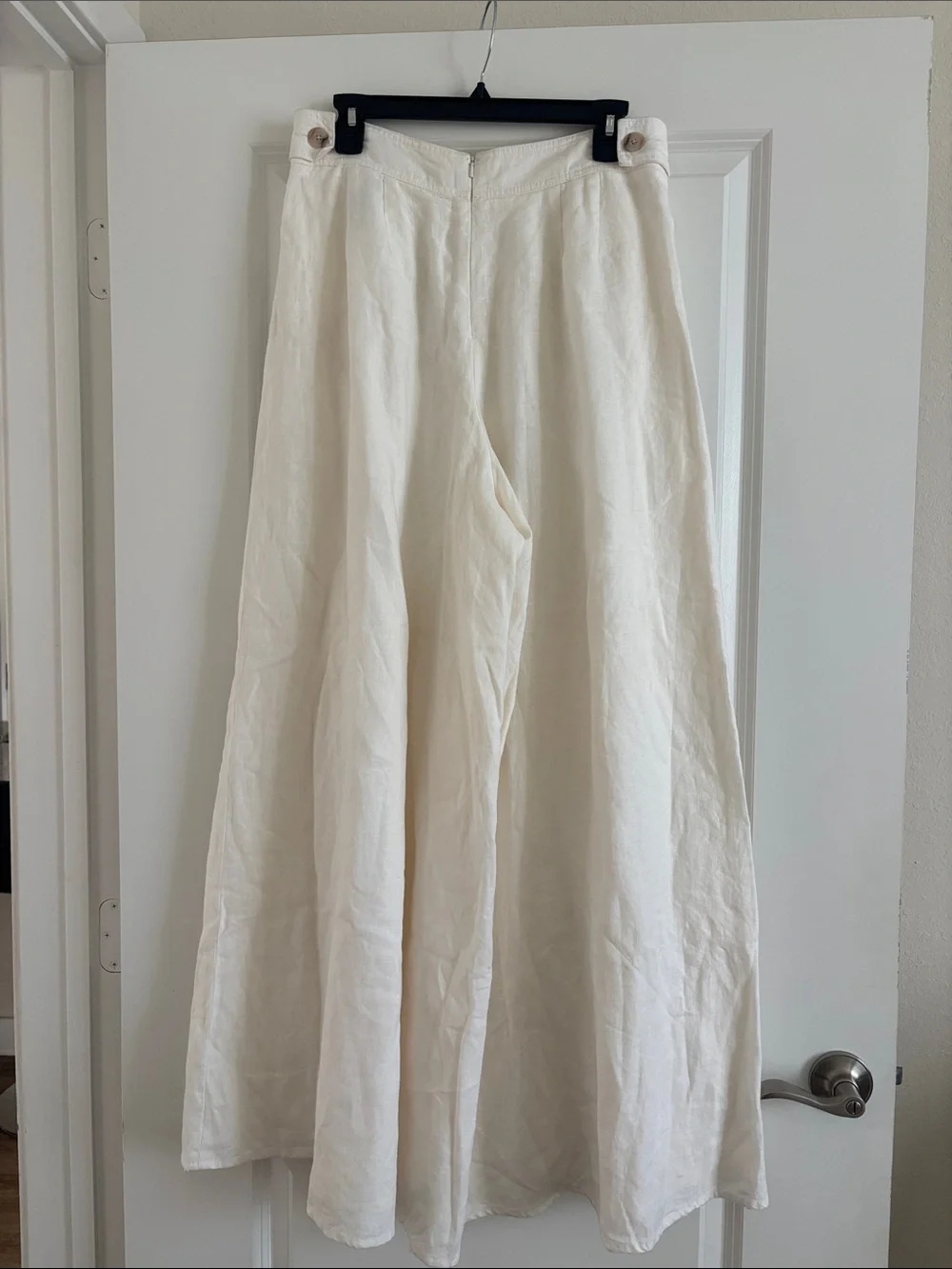 Banana Republic Women’s Size 8 100% Linen Wide Leg Pants Lined